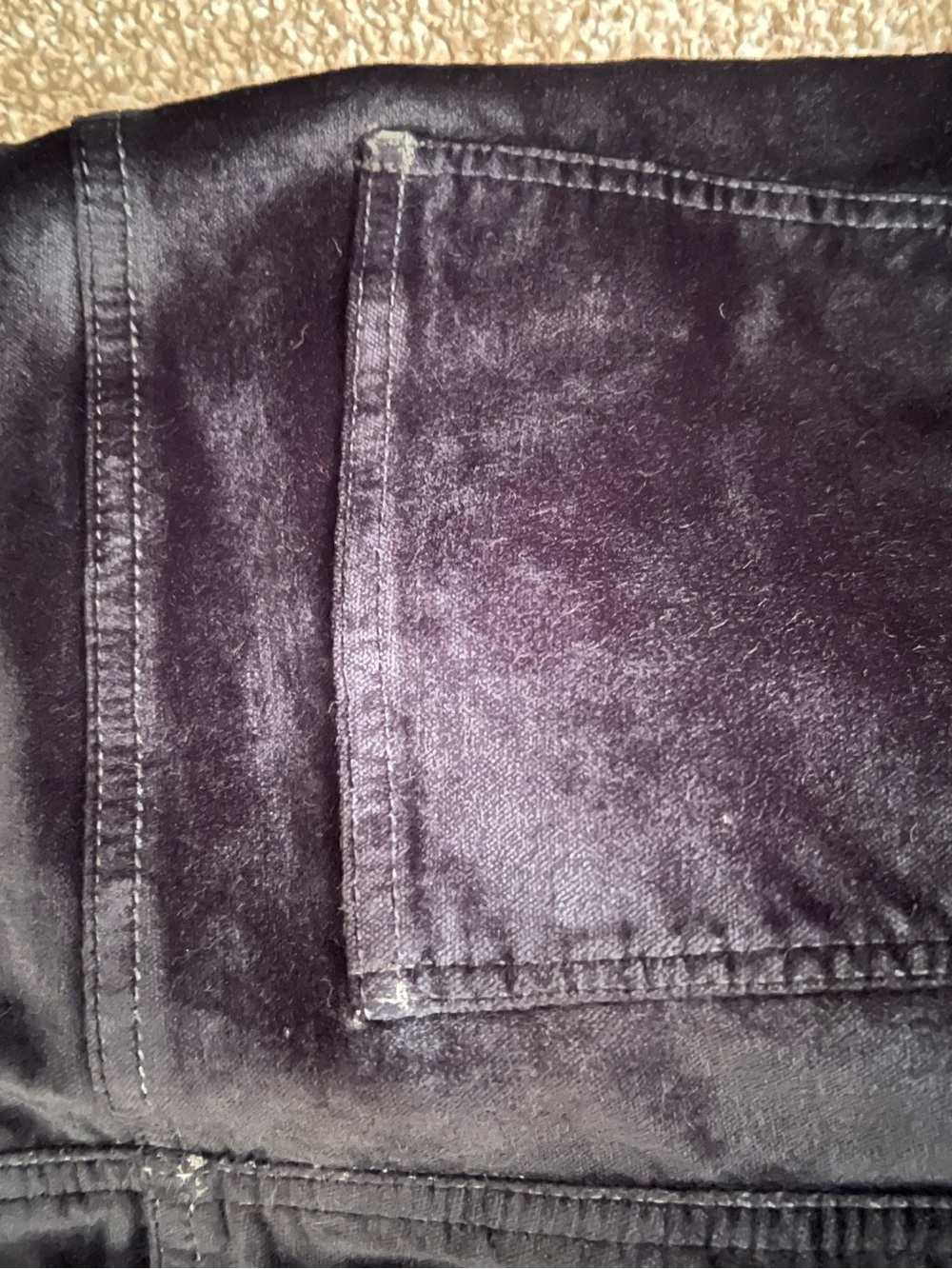 Paige Velvet Verdugo Ultra Skinny Pants, Size 25 - Picture 15 of 15